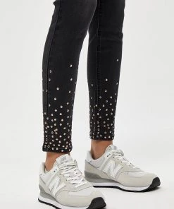 Desires Enia Stone Jeans - BLACK WASHED