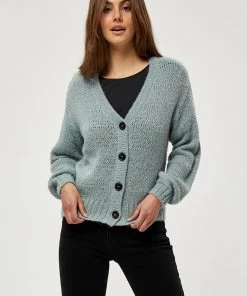 Desires Erina Cardigan - SLATE BLUE Knits & Cardigans
