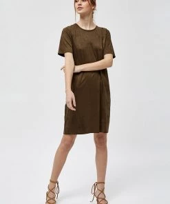 Desires Erisa Dress - MILITARY OLIVE