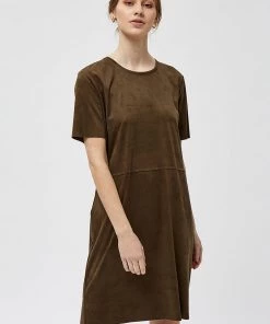 Desires Erisa Dress - MILITARY OLIVE