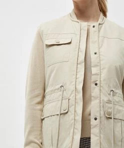 Desires Vests Erona Vest - OYSTER GRAY