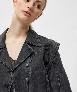 Desires Jackets & Coats Estella Denim Jacket - BLACK