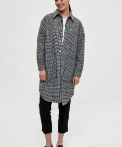 Desires Evalda Jacket - SLATE BLUE PR