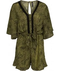 Desires Fenja Jumpsuit - COVERT GREEN Dresses & Jumpsuits