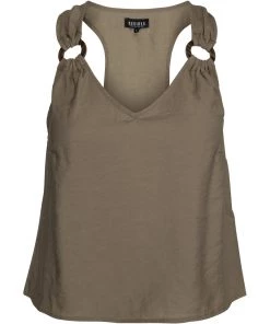 Desires Flavia Top - COVERT GREEN Tops & T-shirts