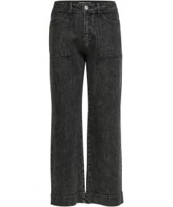 Desires Florence Denim Pants - BLACK