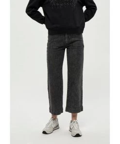 Desires Florence Denim Pants - BLACK