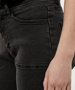 Desires Florence Denim Pants - BLACK WASHED