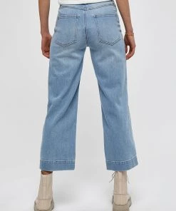 Desires Florence Denim Pants - LIGHT BLUE WASH