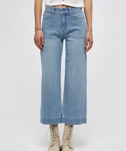 Desires Florence Denim Pants - LIGHT BLUE WASH