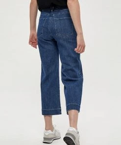 Desires Florence Denim Pants - DARK BLUE