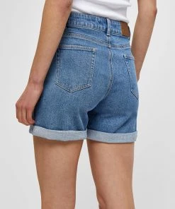 Desires Florence Denim Shorts - LIGHT BLUE WASH