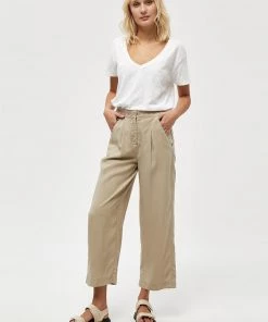 Desires New In Florence Lyocell Twill Pant - WARM SAND