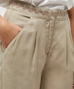 Desires New In Florence Lyocell Twill Pant - WARM SAND