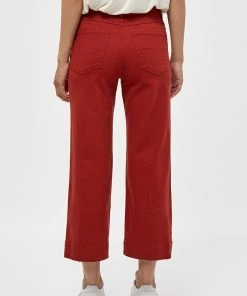 Desires Florence Pants - Burnt Red