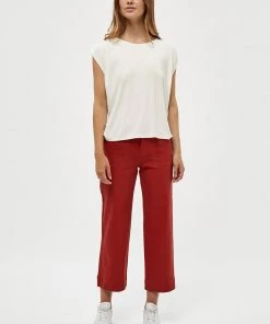 Desires Florence Pants - Burnt Red
