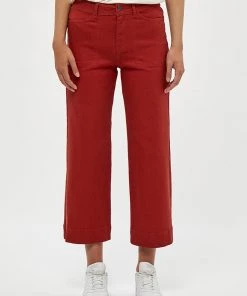 Desires Florence Pants - Burnt Red