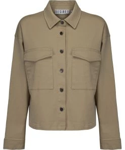 Desires Florence Shirt Jacket - PALE KAHKI Blouses & Shirts