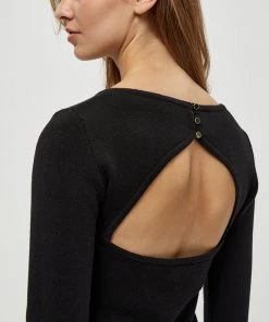 Desires Blouses & Shirts Gabi Openback Blouse - BLACK