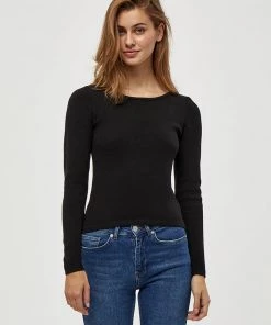 Desires Blouses & Shirts Gabi Openback Blouse - BLACK