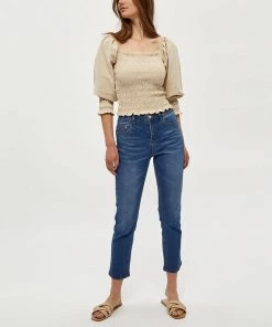 Desires Gabriella Blouse - OYSTER GRAY Blouses & Shirts