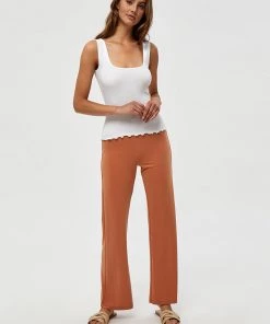 Desires New In Gail Pants - Caramel Brown