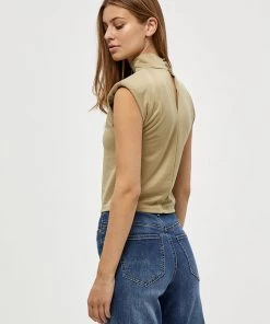 Desires Tops & T-shirts Gail Top - GRAY GREEN