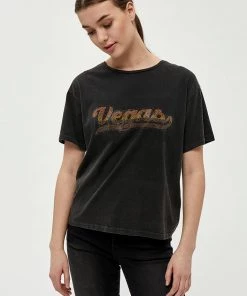 Desires Tops & T-shirts Gal Tee - BLACK