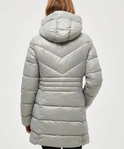 Desires Gallia Long Jacket - ALLOY GREY Jackets & Coats