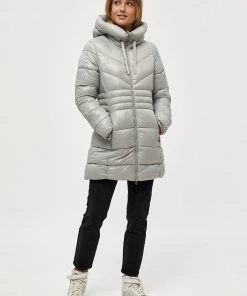 Desires Gallia Long Jacket - ALLOY GREY Jackets & Coats