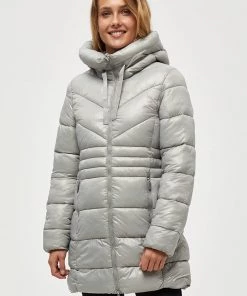 Desires Gallia Long Jacket - ALLOY GREY Jackets & Coats