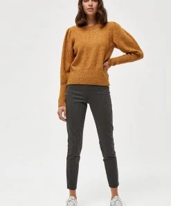 Desires Gea Button Pullover - BUCKTHORN BROWN MEL Knits & Cardigans 7 Desires Gea Button Pullover - BUCKTHORN BROWN MEL Knits & Cardigans