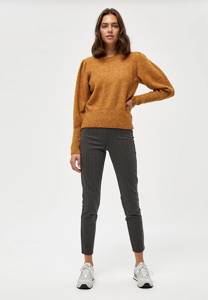 Desires Gea Button Pullover - BUCKTHORN BROWN MEL Knits & Cardigans 4 Desires Gea Button Pullover - BUCKTHORN BROWN MEL Knits & Cardigans