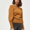 Desires Gea Button Pullover - BUCKTHORN BROWN MEL Knits & Cardigans