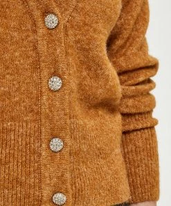 Desires Gea Cardigan - BUCKTHORN BROWN MEL