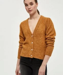 Desires Gea Cardigan - BUCKTHORN BROWN MEL