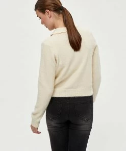 Desires Gea Collar Cardigan - GARDENIA Knits & Cardigans