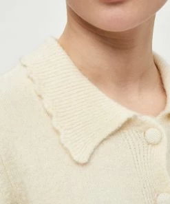 Desires Gea Collar Cardigan - GARDENIA Knits & Cardigans