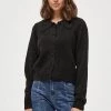 Desires Knits & Cardigans Gea Collar Cardigan - BLACK
