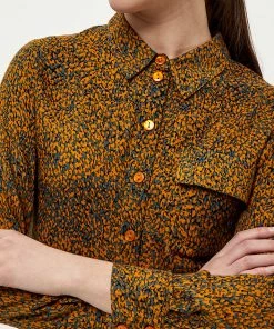 Desires Dresses & Jumpsuits Gebbi Shirt Dress - BUCKETHORN BROWN PR