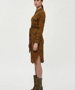 Desires Dresses & Jumpsuits Gebbi Shirt Dress - BUCKETHORN BROWN PR
