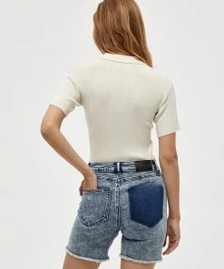 Desires Geisha Polo Pullover - GARDENIA