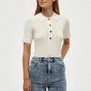 Desires Geisha Polo Pullover - GARDENIA