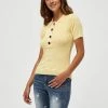 Desires Geisha Polo Pullover - PALE YELLOW New In