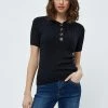 Desires Geisha Polo Pullover - BLACK New In