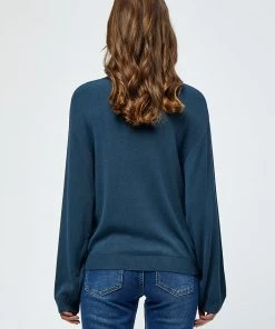 Desires Geisha Pullover - MIDNIGHT NAVY