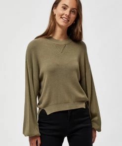 Desires Geisha Pullover - MERMAID GREEN