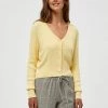 Desires Geisha Rib Cardigan - PALE YELLOW