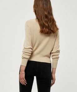 Desires Geisha Rib Cardigan - OYSTER GRAY Knits & Cardigans