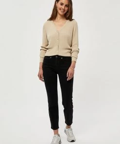 Desires Geisha Rib Cardigan - OYSTER GRAY Knits & Cardigans